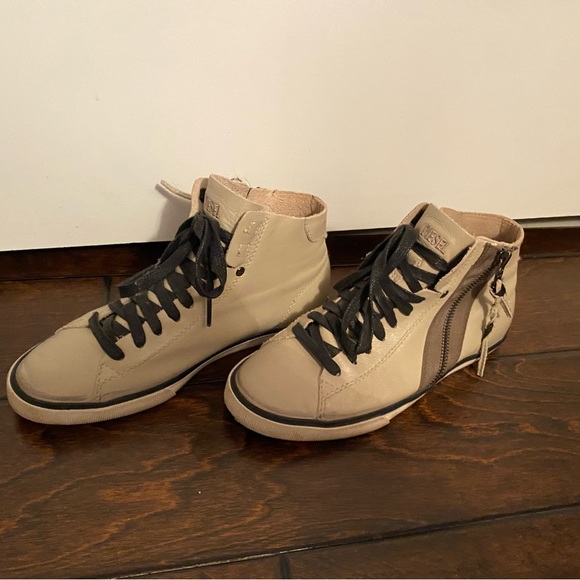 Tan Diesel Sneakers size 5 leather - Picture 3 of 5
